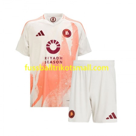 Fußballtrikots AS Rom Kinder 2024-2025 Kurzarm Auswärts-trikot kaufen